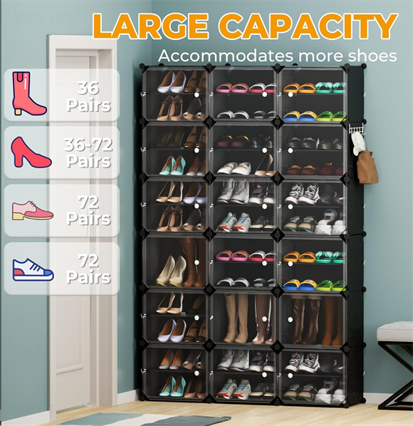 plastic shoe rack
